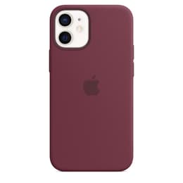 Apple Silikonikuori iPhone 12 mini - Magsafe - Silikoni Violetti