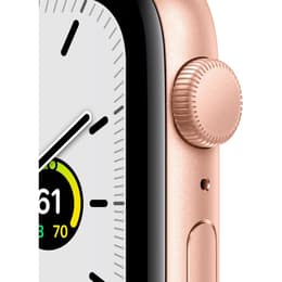 Apple Watch (Series SE) 2020 GPS 44 mm - Alumiini Kulta - Sport band Tähti­valkea
