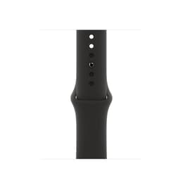Apple Watch Series 4 (2018) GPS 40 mm - Alumiini Hopea - Sport band Musta