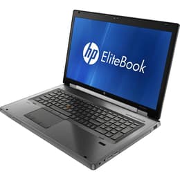 HP EliteBook 8760W 17" Core i7 2 GHz - SSD 500 GB - 12GB QWERTY - Englanti