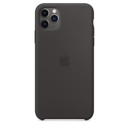 Apple Silikonikuori iPhone 11 Pro Max - Silikoni Musta