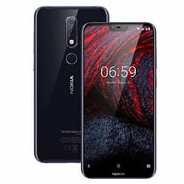 Nokia X6 (2018) 32GB - Musta - Lukitsematon