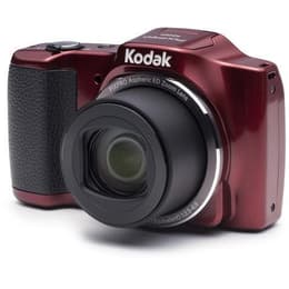 Kompaktikamera PixPro FZ201 - Punainen + Kodak PixPro Aspheric ED Zoom Lens 25-500mm f/3.5-4.9 f/3.5-4.9