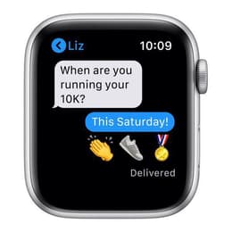 Apple Watch Series 6 (2020) GPS + Cellular 44 mm - Ruostumaton teräs Hopea