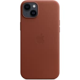 Apple Kirkas silikonikuori iPhone 14 Plus - Magsafe - Nahka Ruskea