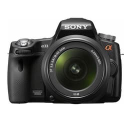 Reflex Sony SLT-A33 - Musta + Objektiivi Sony 18-55mm f/3.5-5.6 SAM