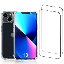 Kuori iPhone 13 ja 2 suojakalvo - Kierrätysmuovi - Läpinäkyvä
