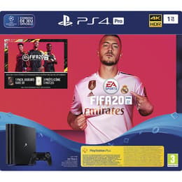 PlayStation 4 Pro 1000GB - Musta + FIFA 20