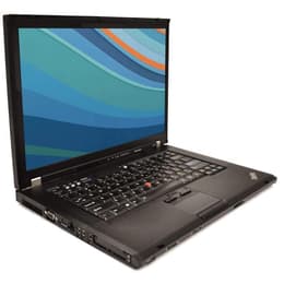 Lenovo ThinkPad T500 15" Core 2 2.4 GHz - SSD 128 GB - 4GB AZERTY - Ranska