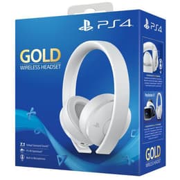 Sony PlayStation Gold Wireless Headset Kuulokkeet gaming wireless mikrofonilla - Valkoinen