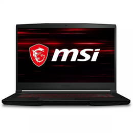 MSI GF63 Thin 10SC-259FR 15" Core i7 2.6 GHz - SSD 512 GB - 16GB - Nvidia GeForce GTX 1650 AZERTY - Ranska