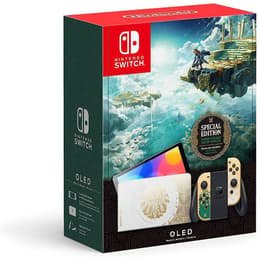 Switch OLED 64GB - Kulta - Rajoitettu erä The Legend Of Zelda Tears Of The Kingdom + The Legend of Zelda: Tears of the Kingdom