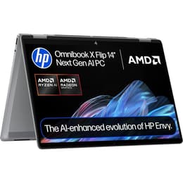 HP OmniBook X Flip 14" Ryzen AI 7 2 GHz - SSD 1 TB - 32GB QWERTY - Englanti