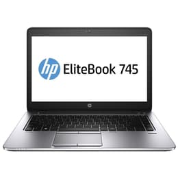 Hp EliteBook 745 G3 14" A10 1.8 GHz - SSD 256 GB - 8GB AZERTY - Ranska