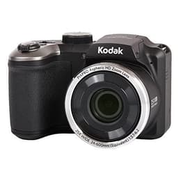 Puolijärjestelmäkamera PixPro AZ251 - Musta + Kodak PixPro Aspheric HD Zoom Lens 25X Wide 24-600mm f/3.7-6.2 f/3.7-6.2