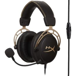 Hyperx Cloud Alpha Kuulokkeet melunvaimennus gaming johdollinen mikrofonilla - Musta/Kulta