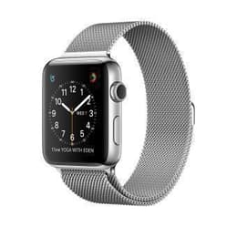 Apple Watch (Series 2) 38 mm - Alumiini Hopea - Milanolaisranneke
