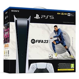 PlayStation 5 Digital Edition 825GB - Valkoinen + FIFA 23