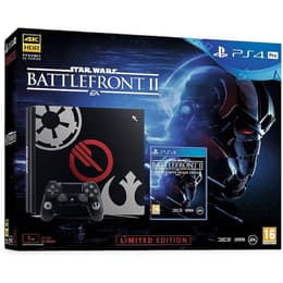 PlayStation 4 Pro 1000GB - Musta - Rajoitettu erä Star Wars: Battlefront II + Star Wars: Battlefront II