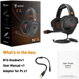 Nubwo N16D Kuulokkeet melunvaimennus gaming mikrofonilla -