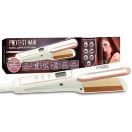 Italian Design Pearl Pro - Valkoinen/Kulta Hiustensuoristin