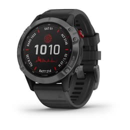 Kellot Garmin Cardio GPS Fēnix 6 Pro Solar Edition - Musta