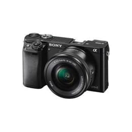Hybridikamera Alpha NEX-6 - Musta + Sony Sony E 16-50 mm f/3.5-5.6 PZ OSS f/3.5-5.6