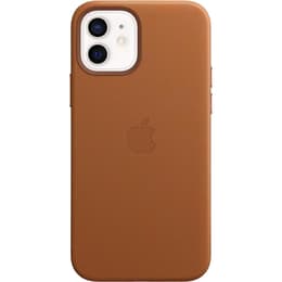 Apple Nahkakuori iPhone 12 / iPhone 12 Pro - Magsafe - Nahka Ruskea