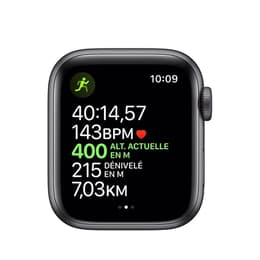 Apple Watch (Series 5) 2019 GPS 40 mm - Alumiini Tähtiharmaa - Sport loop Musta