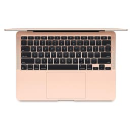 MacBook Air 13" (2020) - Applen M1 ‑siru jossa on 8-ytiminen prosessori ja 7-ytiminen näytönohjain - 8GB RAM - SSD 128GB - Tavallinen näyttö - QWERTY - Ruotsi
