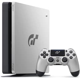PlayStation 4 Slim 1000GB - Valkoinen - Rajoitettu erä Gran Turismo Sport