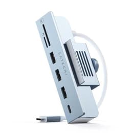 Satechi USB-C Clamp Hub iMac 24" Blue Keskitin