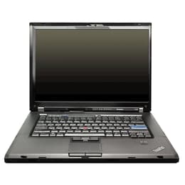 Lenovo ThinkPad T500 15" Core 2 2.8 GHz - SSD 128 GB - 4GB AZERTY - Ranska