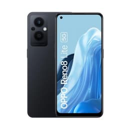 Oppo Reno 8 Lite 128GB - Musta - Lukitsematon