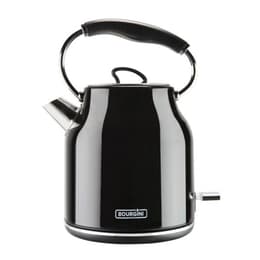 Bourgini Retro Waterkoker Deluxe Musta 1,7000L - Vedenkeitin