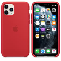 Apple Silikonikuori iPhone 11 Pro - Silikoni Punainen