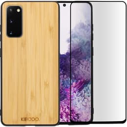 Kuori Galaxy S20/S20 5G ja suojaava näyttö - Puu - Puu