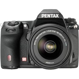 Yksisilmäinen peiliheijastuskamera - Pentax K7 Musta + Objektiivin Pentax SMC Pentax-DA 18-55 mm f/3.5-5.6 AL
