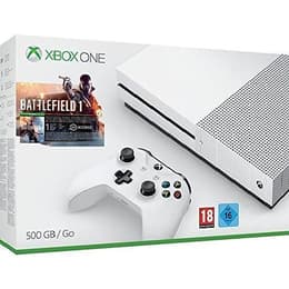 Xbox One S 500GB - Valkoinen + Battlefield 1