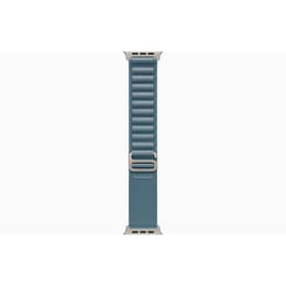 Apple Watch Ultra 3 (2025) GPS + Cellular 49 mm - Titaani Luonno- Alpine-ranneke Sininen