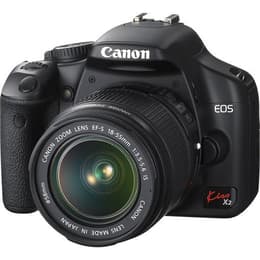 Reflex Canon EOS Kiss X2 - Musta + Objektiivi Canon 18-55mm f/5-5.6