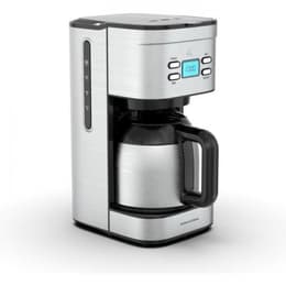Espresso- kahvinkeitinyhdistelmäl Continental Edison 3612401715024 L - Harmaa