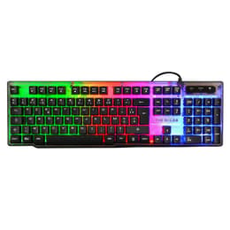 The G-Lab Näppäimistö AZERTY Ranska Taustavalaistu Keyz Neon