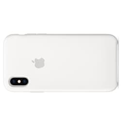 Apple Kuori iPhone X / XS - Silikoni Valkoinen