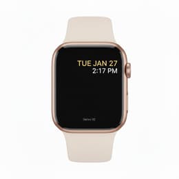 Apple Watch Series 10 (2024) GPS + Cellular 46 mm - Alumiini Ruusukulta - Sport band Tähtivalkea