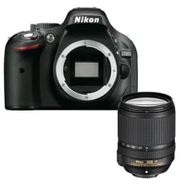 Yksisilmäinen peiliheijastuskamera D5200 - Musta + Nikon AF-S Nikkor 18-140mm f/3.5-5.6 G ED VR f/3.5-5.6 G ED VR