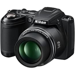 Puolijärjestelmäkamera Coolpix L310 - Musta + Nikon Nikkor 21X Wide Optical Zoom VR f/3.1-5.8