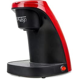 Kahvinkeitin Ilman kapselia Italian Design IDECUCOF02 Coffee Duo Pro 0,2400L - Musta