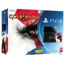 PlayStation 4 500GB - Musta + God of War III Remastered