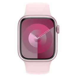Apple Watch Series 9 (2023) GPS + Cellular 45 mm - Alumiini Pinkki - Sport band Pinkki
